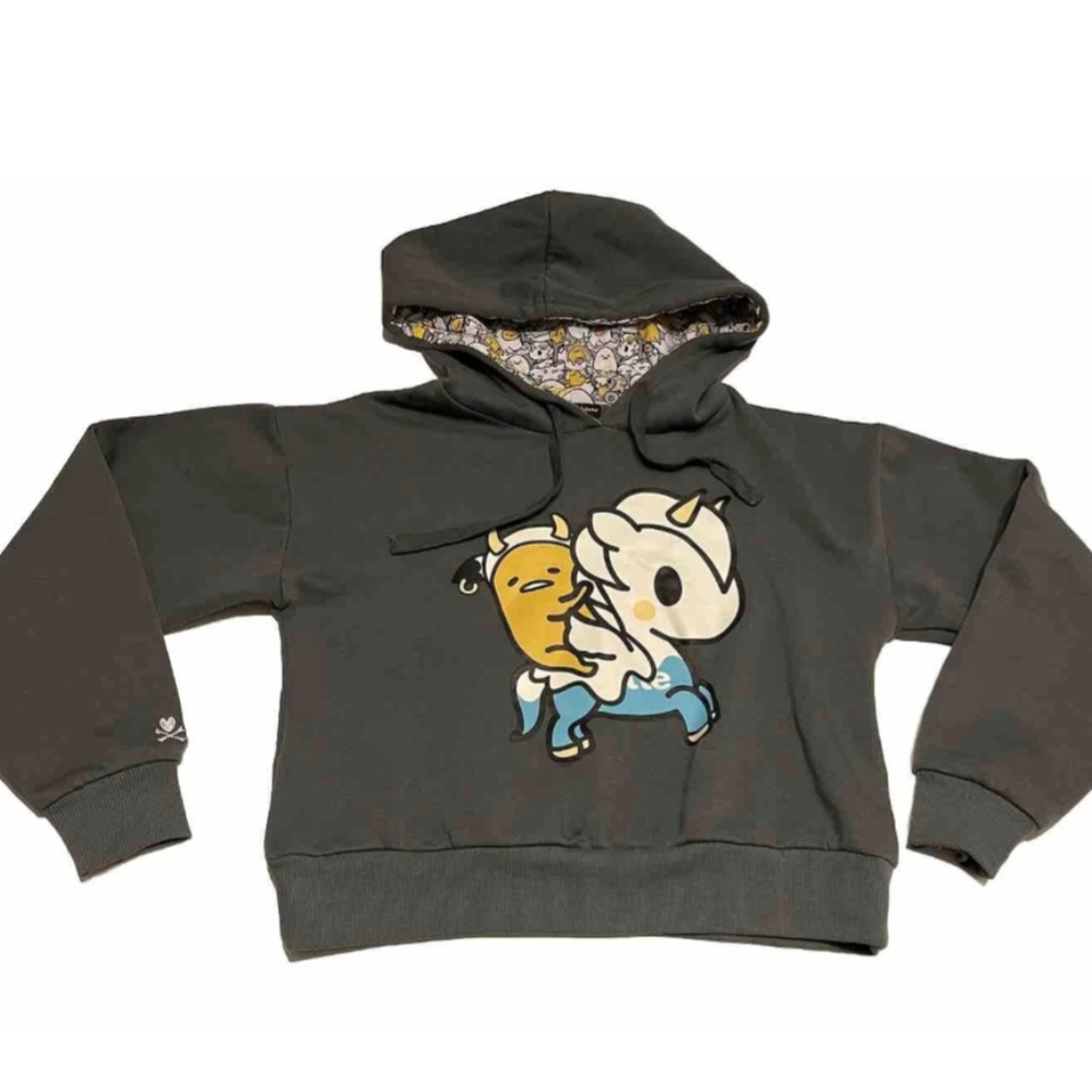 Tokidoki x Gudetama Cropped Hoodie Size SMALL - Picture 8 of 12